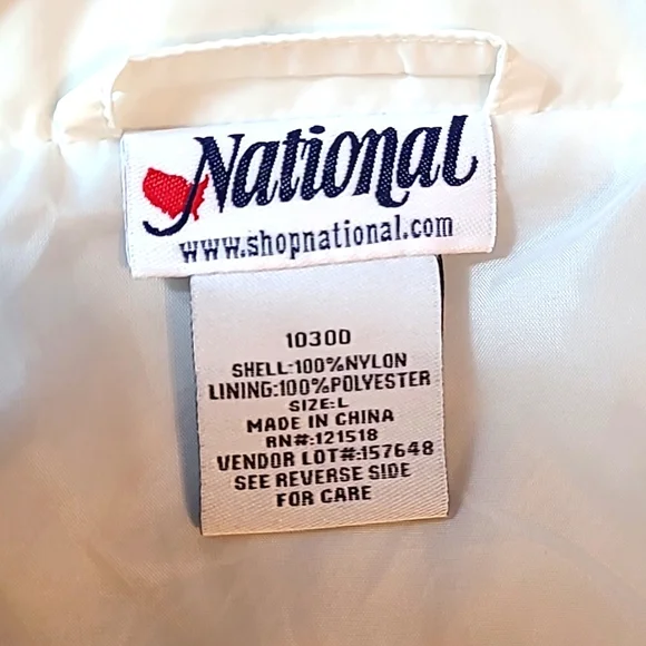 National Full Zip Windbreaker - Picture 7 of 12